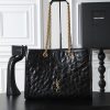 Saint Laurent Replica Designer Bags 1:1 Niki Shopping Vintage Leather Black 33 × 27 × 14 cm