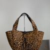 Saint Laurent Replica Designer Bags 1:1 Le 5 à 7 Bea Pony Hair Leather Leopard 50 × 28 × 18 cm